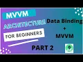 MVVM Architecture using Data Binding in Android Data Binding VM Architecture VM Part-2