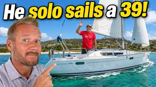 He Solo Sails a 39 Footer!