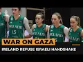 Download Lagu Ireland basketball team refuses handshake with Israel | #AJshorts
