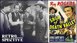 Roy Rogers Western/Action/Adventure Full Movie | Saga of Death Valley (1939) | Retrospective