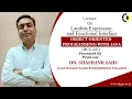 LAMBDA EXPRESSION AND FUNCTIONAL INTERFACE OOP WITH JAVA LECTURE 01 BY DR SHASHANK SAHU AKGEC