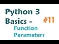 Python 3 Programming Tutorial - Function Parameters
