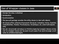 58 Wrapper Classes