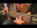 Fretless Stradi Bass Jam with Percussive Fingerstyle