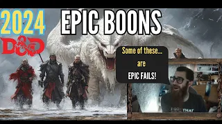 D D 2024 - EPIC BOONS Ranked WORST to Best