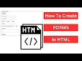 HTML Form Tutorial How to Create Forms in HTML