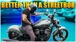 picking an indian chief over a harley streetbob 