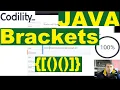 Codility Brackets solution