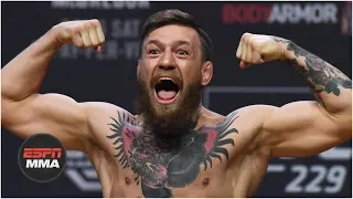 Download Conor McGregor vs Khabib Nurmagomedov weigh-in: Conor kicks out, Drake rocks Irish flag | UFC 229 MP3