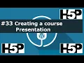 interactive student activities - H5P Creating a Course Presentation WP Tutorial