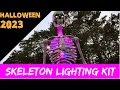 Halloween 2023 NEW Home Depot LED Skeleton Lighting Kit Installation