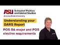 DARS POS BA major and POS elective requirements