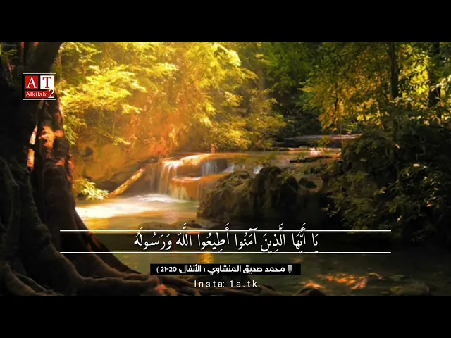 ⁣يَا أَيُّهَا الَّذِينَ آمَنُوا أَطِيعُوا اللَّهَ وَرسُولَهُ .. || الشيخ محمد صديق المنشاوي رحمه الله