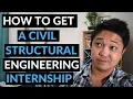 7 Ways To Get A Civil Engineering Internship Structural