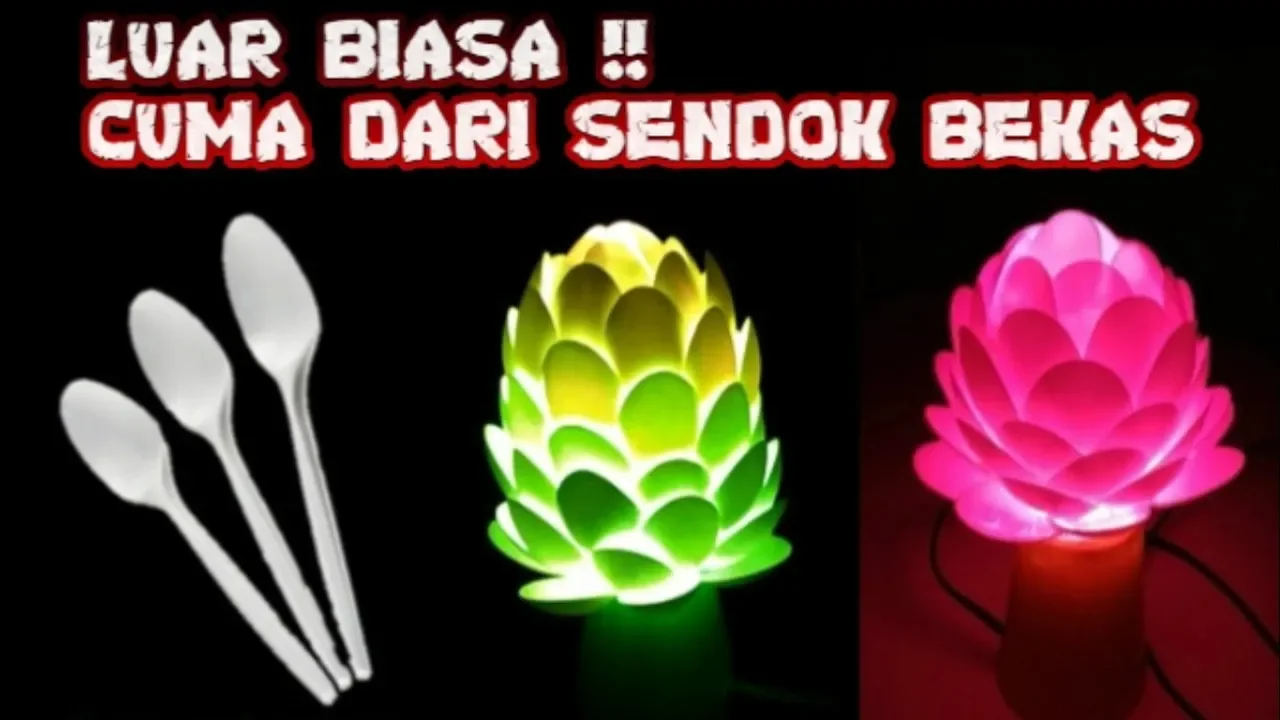 Cara Membuat Vas bunga Lampu Hias dari Paralon - how to make flower vases, wall lamps from PVC pipes