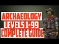 Runescape - 1-99 Archaeology guide Quickest and most efficient method