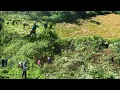 Download Lagu Tổ đầu ra quân phát quang khu dựng lán trại chánh lũ - Dân bản cho mượn nền làm khu tập kết vật liệu