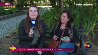 Sabores de inverno: Bia Formanski foi as ruas investigar as escolhas gastronômicas criciumense