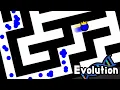 I Solved Mazes with Genetic AI Blobs