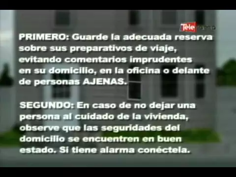 Tome precauciones en su casa antes de salir de viaje
