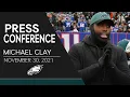 Michael Clay Discusses the Special Teams Performance in Week 12 Eagles Press Conference
