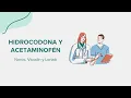 Hydrocodone and Acetaminophen Norco Vicodin and Lortab - Drug Rx Information Spanish