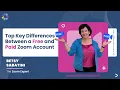 My Top Key Differences Between a FREE and PAID Zoom Account