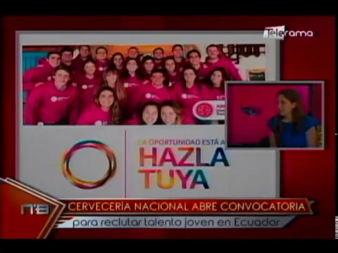 Cervecería Nacional abre convocatoria para reclutar talento joven en Ecuador