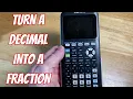 How to Turn a Decimal into a Fraction with the TI-84 Plus CE Calculator