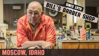 1960 s Era Bill s Barbershop in Moscow Idaho HairCut Harry Barber Shop Experience