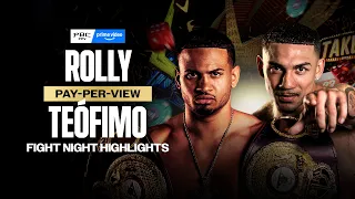 Rolly vs Teofimo  FIGHT NIGHT HIGHLIGHTS | August 22, 2026