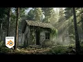 I Made a REALISTIC Forest in Blender 3D Blender Timelapse