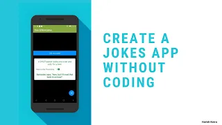 Create a Jokes App on Android without coding No-Code Tutorial