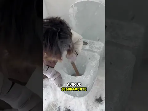 Juntó cientos de bloques de NIEVE y el resultado te dejará en SHOCK! 🤯❄️