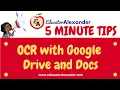 OCR with Google Drive and Docs