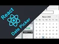 ReactJS Projects Adding Calendar Date Picker in ReactJS Application