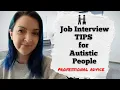BEST Job Interview TIPS for Autistic People