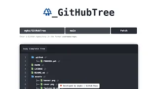 Introducing GitHubTree Visualize GitHub Repository Folder Structures