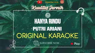 putri ariani hanya rindu karaoke version