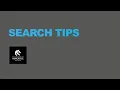 Search Tips