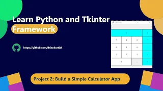 Tkinter Projects Creating a Simple Calculator Part 1