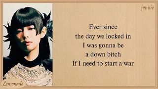 JENNIE Start A War Lyrics 