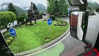 يوميات سائق شاحنة من بين أجمل الأماكن في فرنسا بين الجبال والوديان 