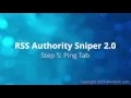 Ping Tab - RSS Authority Sniper 2 0 Help