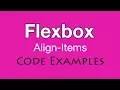 Align-Items Property Explained with Code Examples Flexbox CSS Tutorial