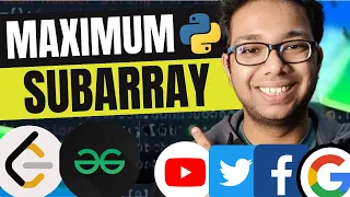 Kadane s Algorithm Python Maximum Subarray Leetcode