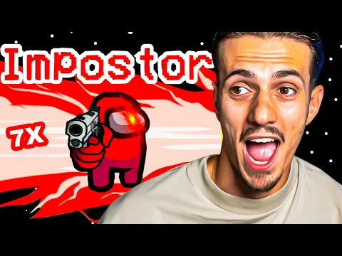 Video Thumbnail: Bio Sam 7 Puta IMPOSTER u Among US-u! *POSVAĐALI SU SE*
