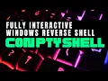 Fully interactive reverse shell with ConPtyShell