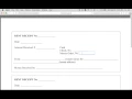 How to Write a Monthly Rental Receipt Form PDF Template