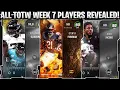 ALL TOTW WEEK 7 PLAYERS REVEALED LTD JACOBS ANGRY RUNS FOREMAN AND MORE